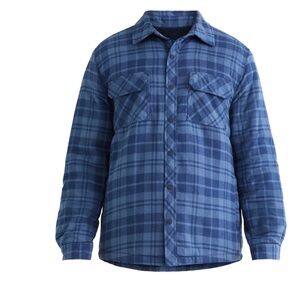 George Men's  Fleece Lined Shirt Jacket Size M